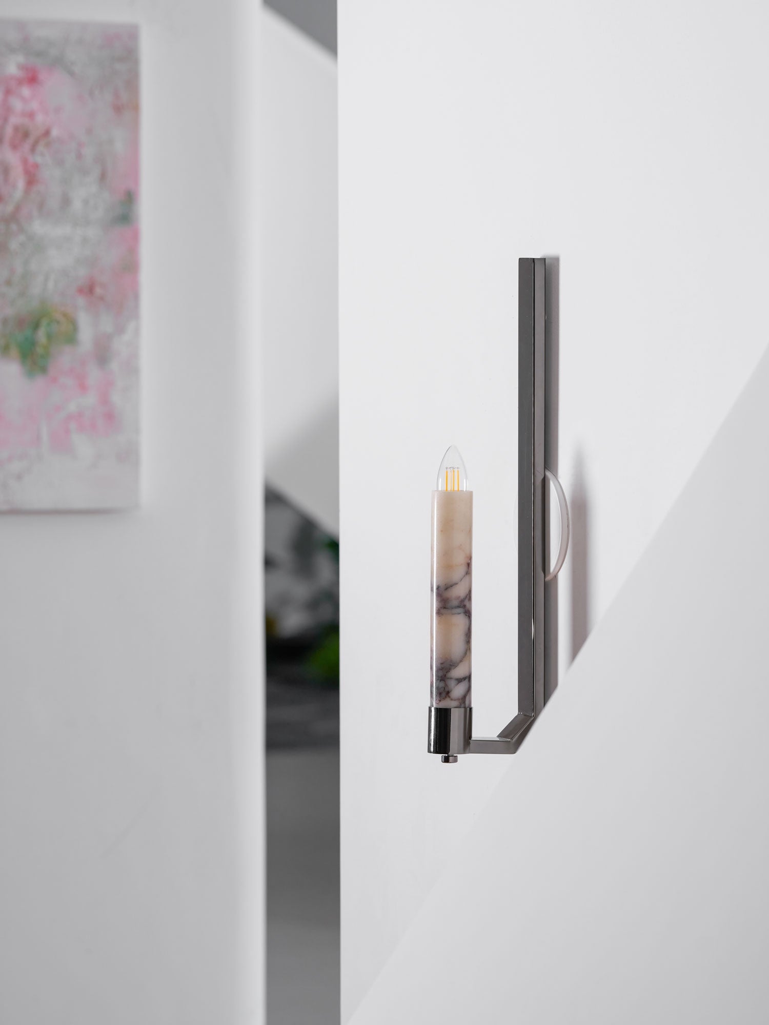 Lumivolt Alabaster Wall Light - Wall Lamp, Hardwired Wall Sconce, detail 5