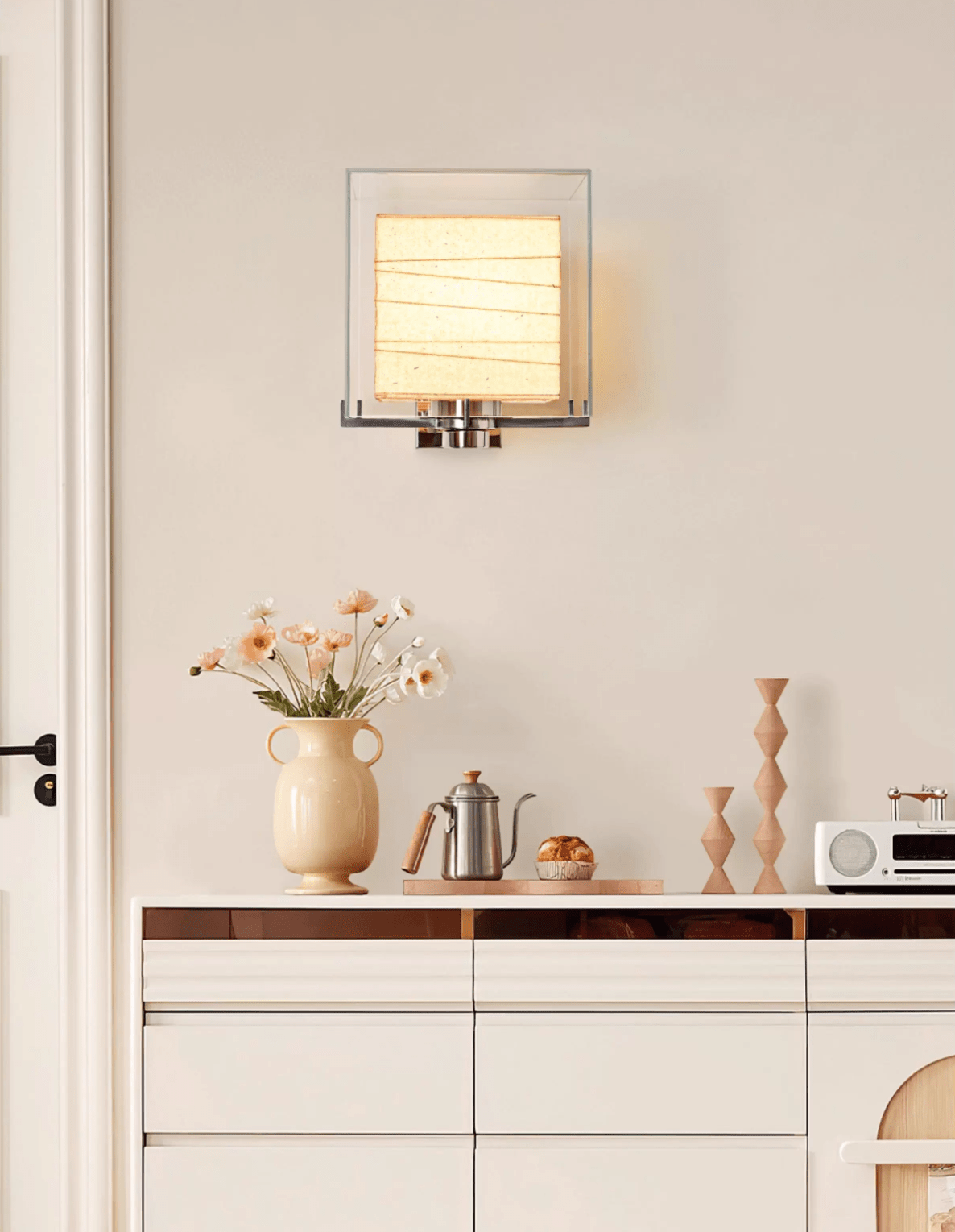 Lumo Cube Wall Light, Hardwired Wall Sconce, detail 7