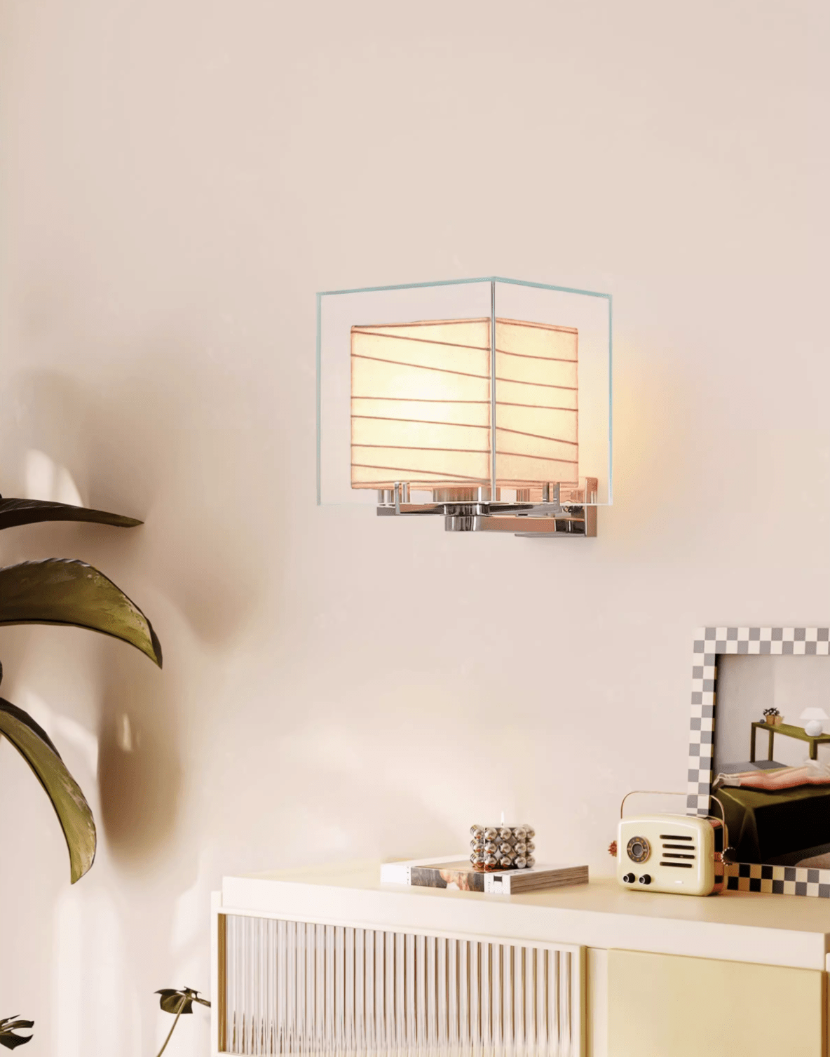 Lumo Cube Wall Light, Hardwired Wall Sconce, detail 8