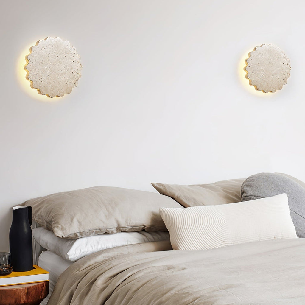 Luna Scallop Wall Light, Hardwired Wall Sconce, detail 5