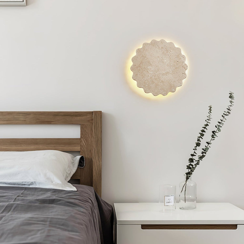 Luna Scallop Wall Light, Hardwired Wall Sconce, detail 6