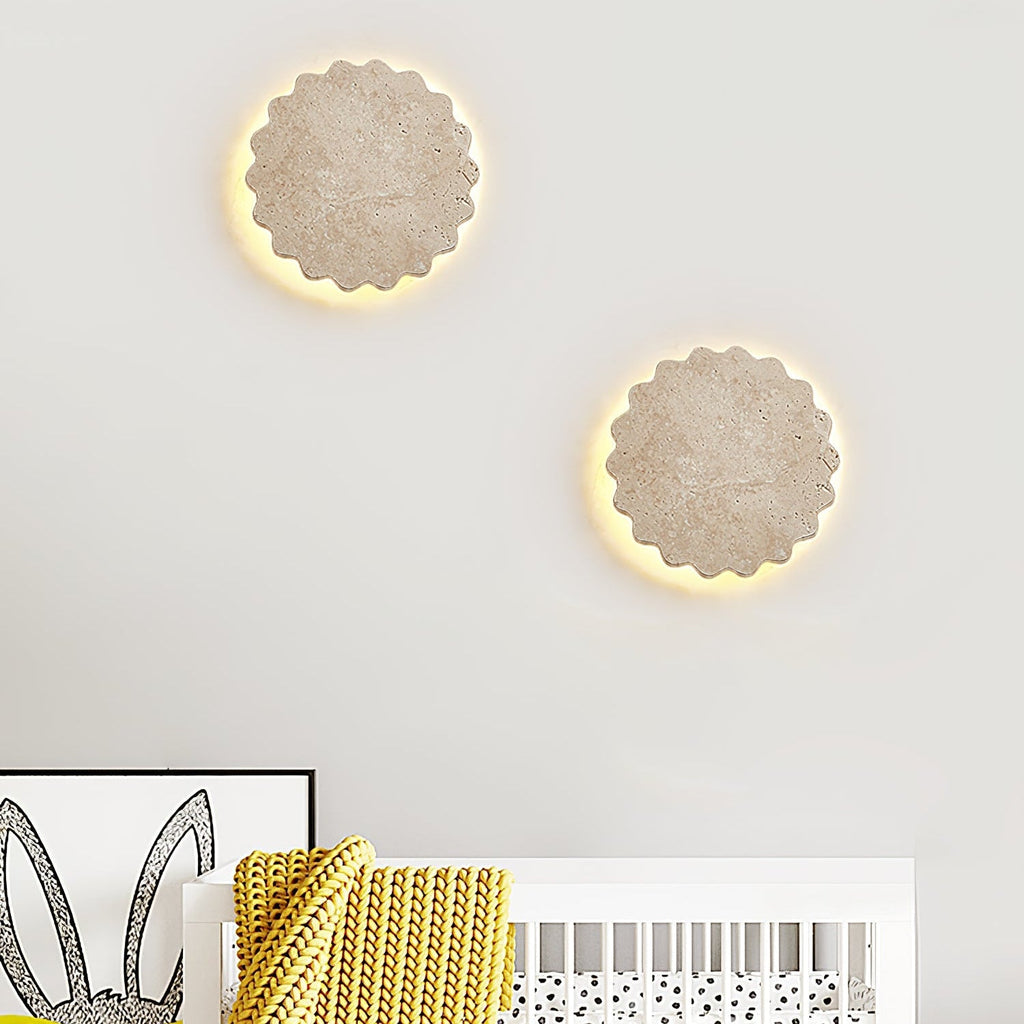 Luna Scallop Wall Light, Hardwired Wall Sconce, detail 16