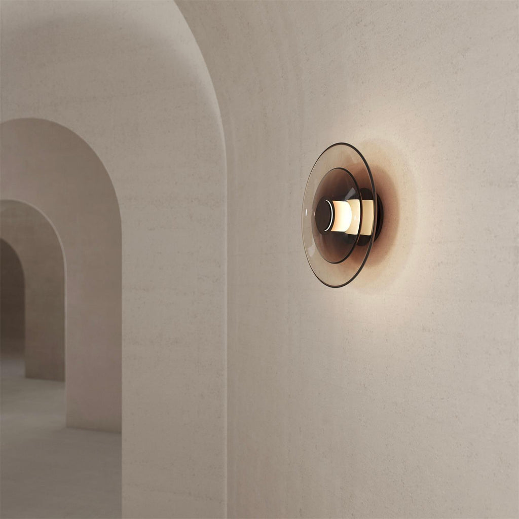 Luna A Disc Wall Light, Hardwired Wall Sconce, detail 5