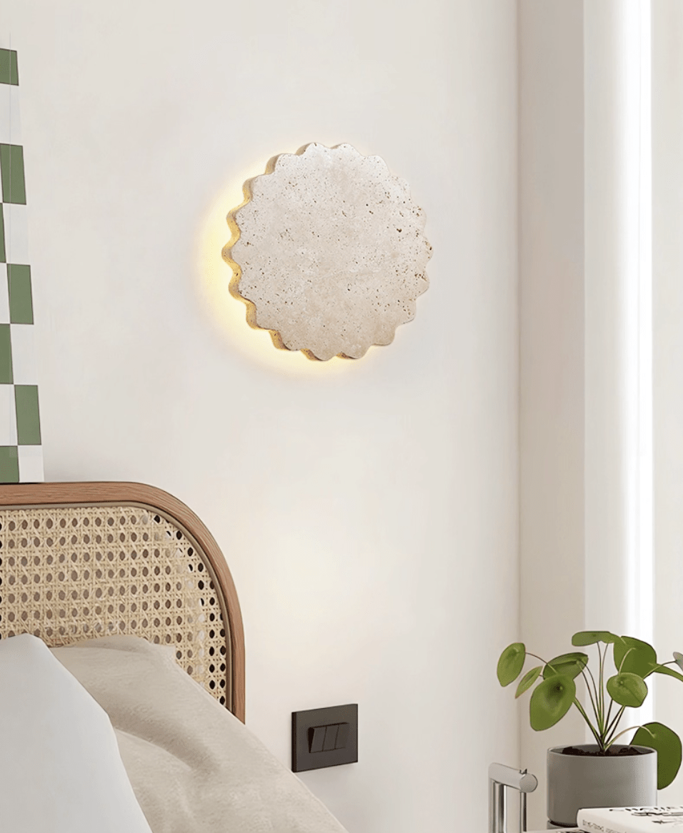 Luna Scallop Wall Light, Hardwired Wall Sconce, detail 13