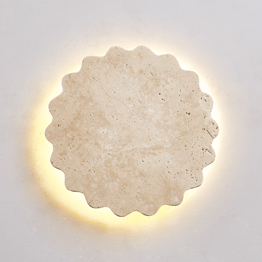 Luna Scallop Wall Light, Hardwired Wall Sconce, detail 10