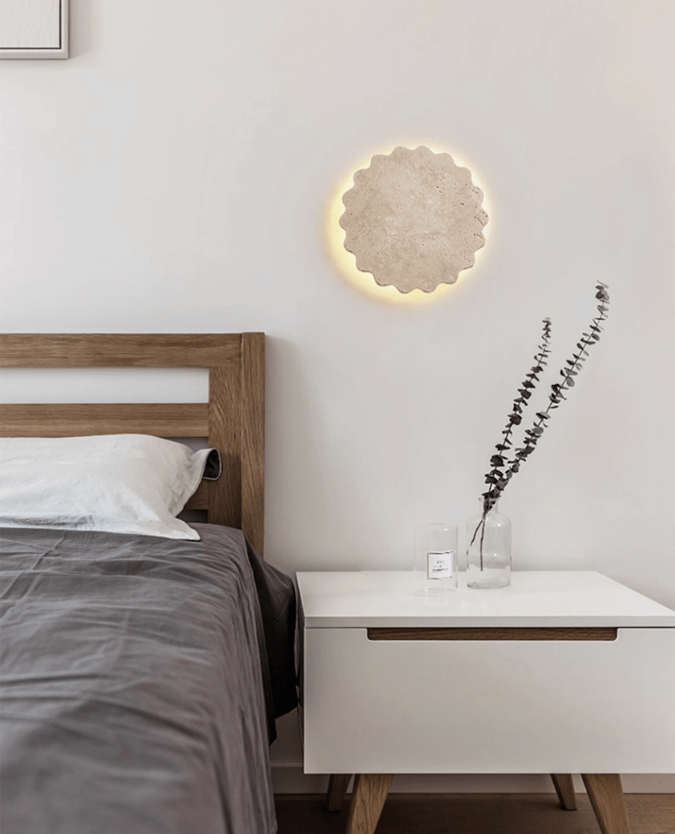 Luna Scallop Wall Light, Hardwired Wall Sconce, detail 12
