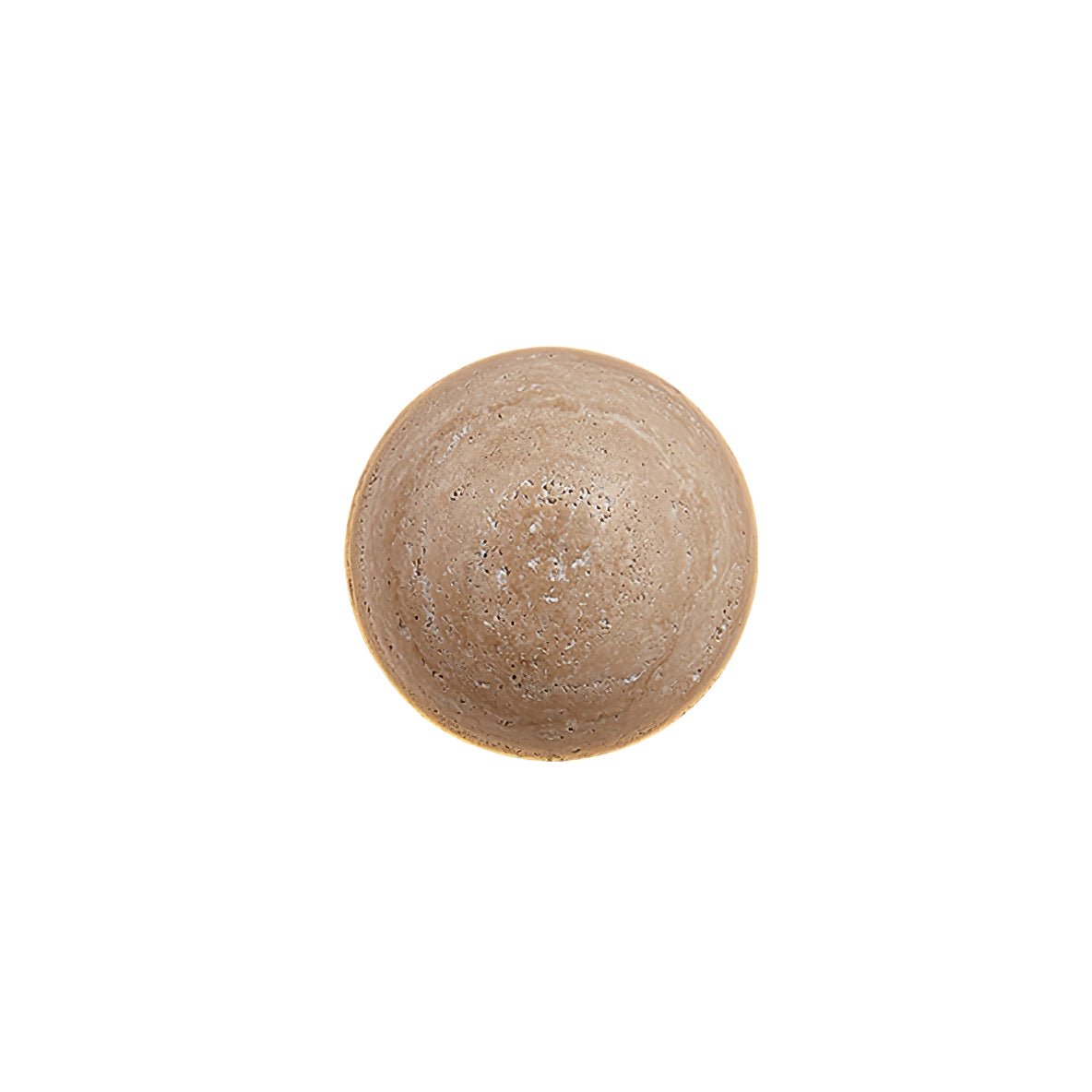 Luna Travertine Wall Light - Dia 15cm x H 15cm Yellow Travertine, Hardwired Wall Sconce, detail 15