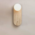 Luna Travertine Wall Light - Dia 14cm x H 38cm Yellow Travertine, Hardwired Wall Sconce, detail 14