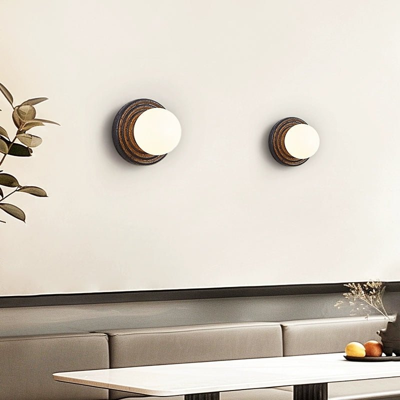 Lunara Travertine Wall Light, Hardwired Wall Sconce, detail 9