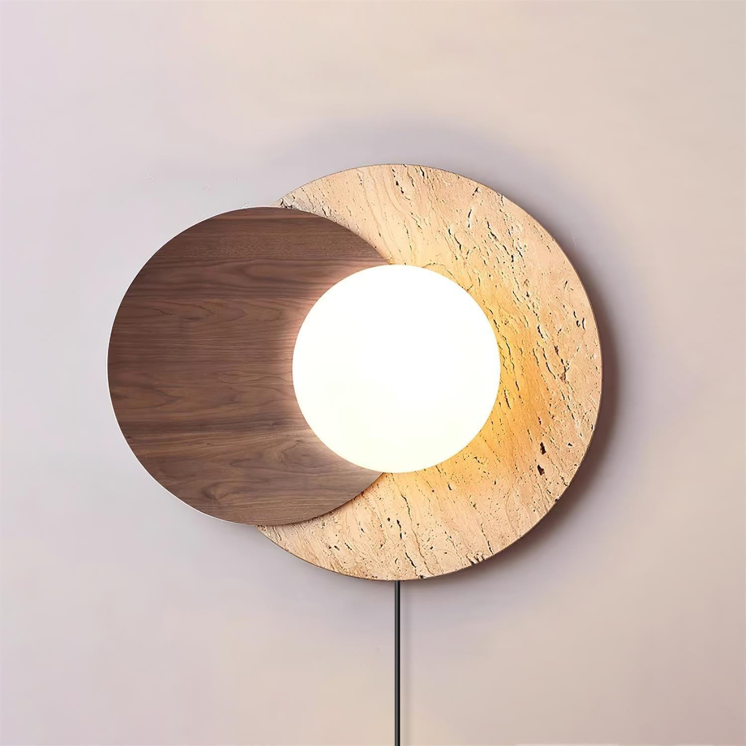 Lunar Eclipse Plug-In Wall Light, Plug-In Wall Sconce, detail 9