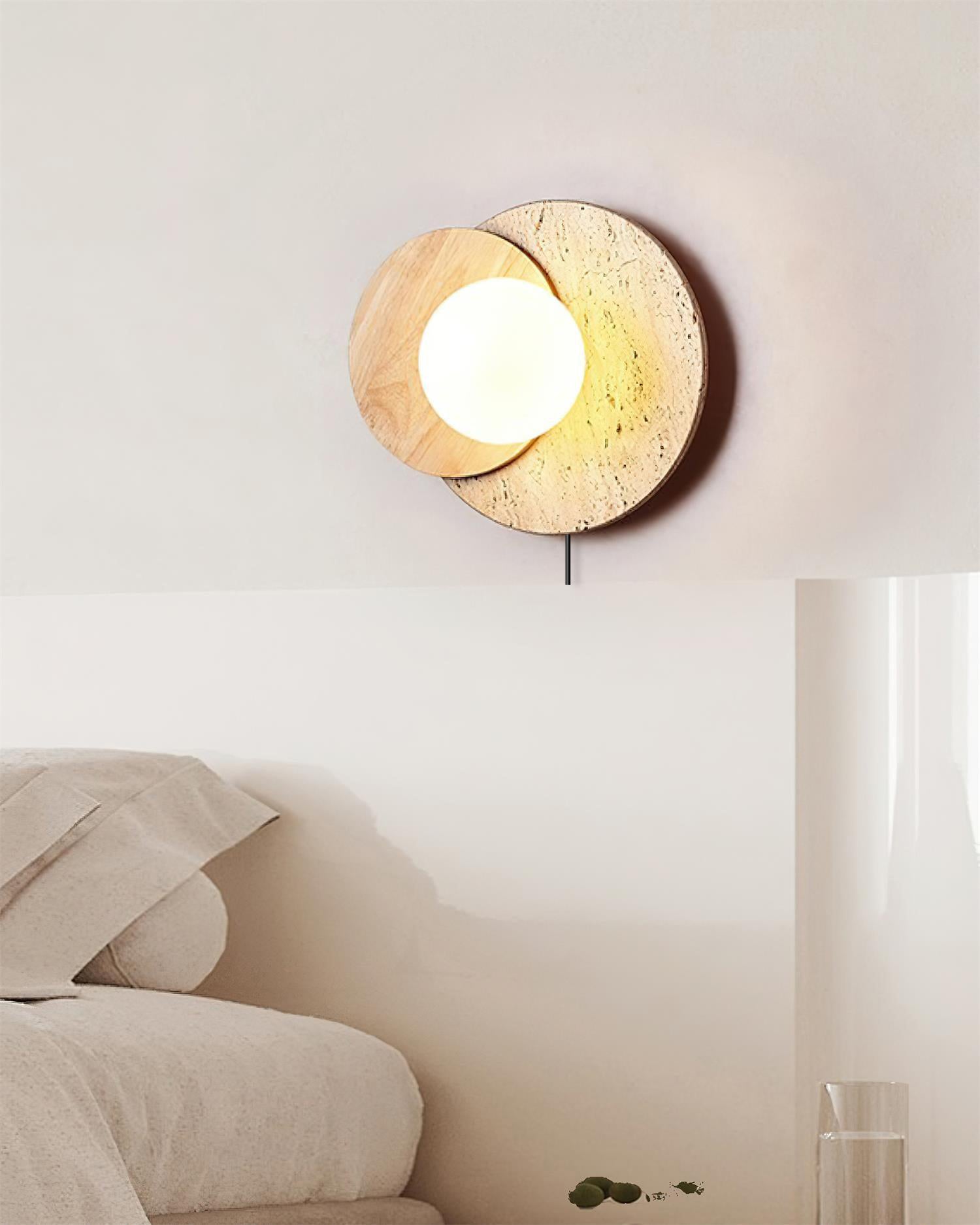 Lunar Eclipse Plug-In Wall Light, Plug-In Wall Sconce, detail 5