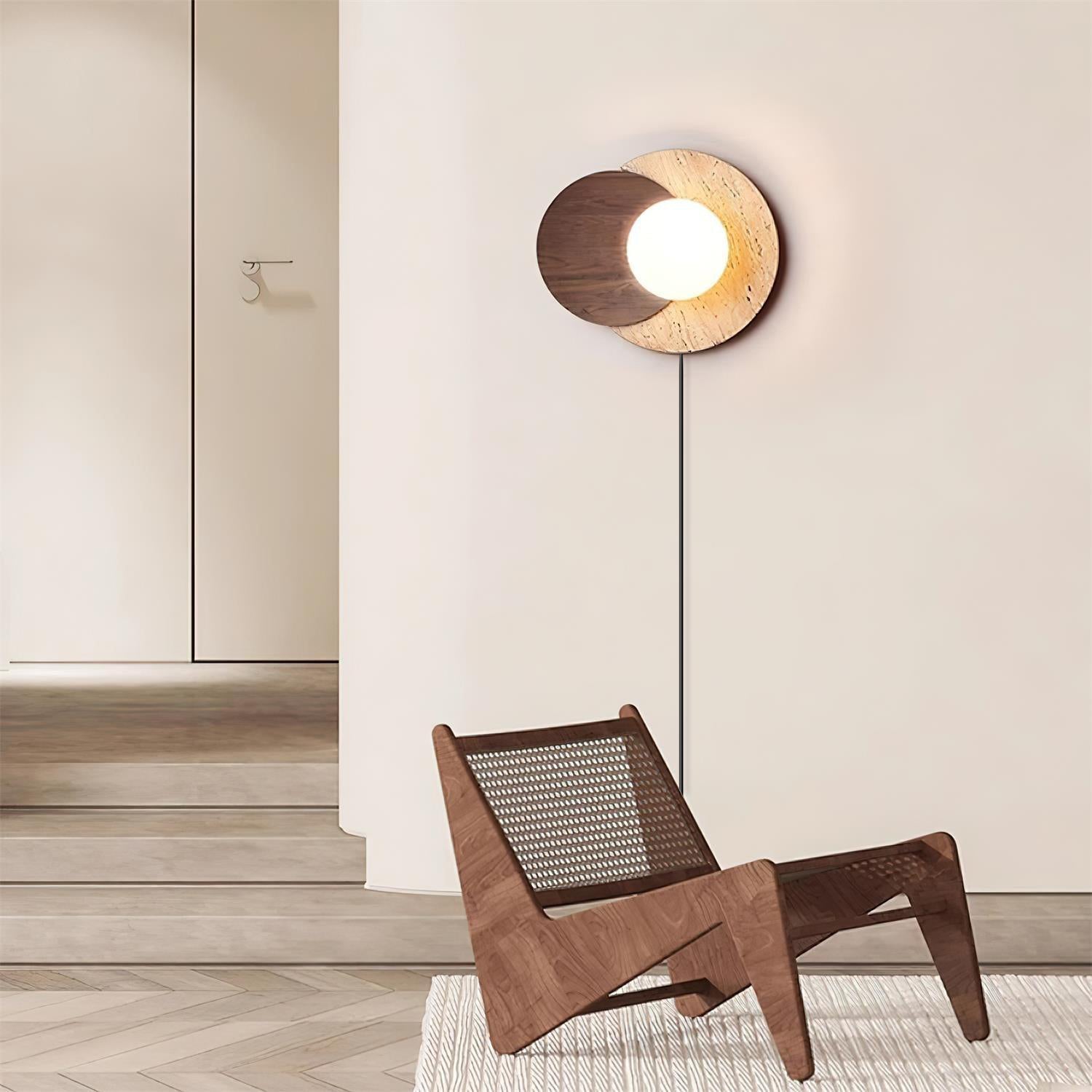 Lunar Eclipse Plug-In Wall Light, Plug-In Wall Sconce, detail 3