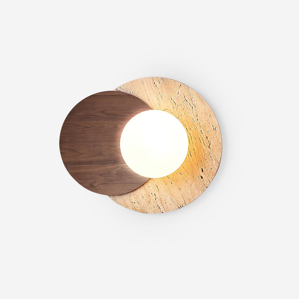 Lunar Eclipse Wall Light, Hardwired Wall Sconce, detail 2
