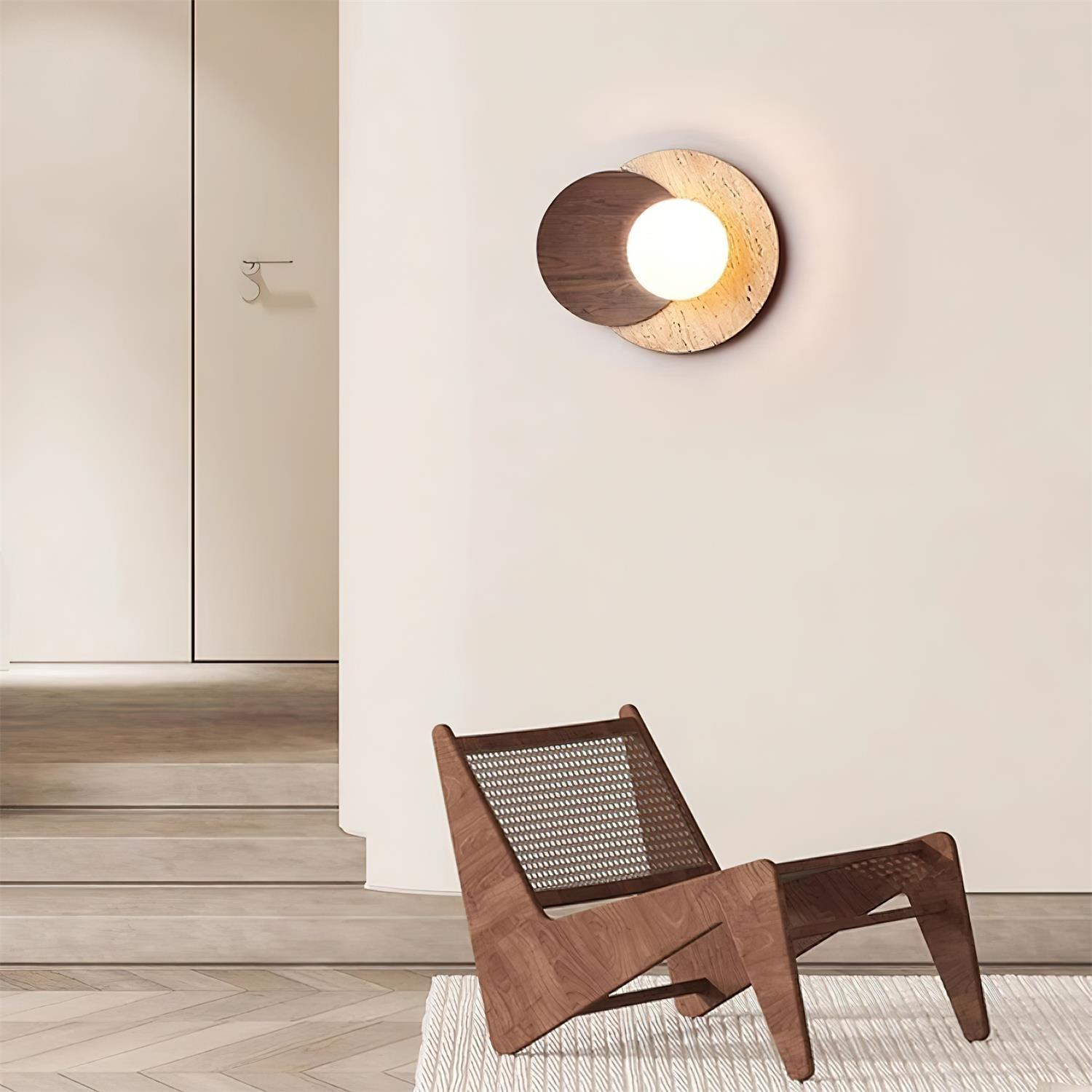 Lunar Eclipse Wall Light, Hardwired Wall Sconce, detail 4