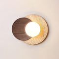 Lunar Eclipse Wall Light, Hardwired Wall Sconce, Glass, Dia 30cm x H 25cm