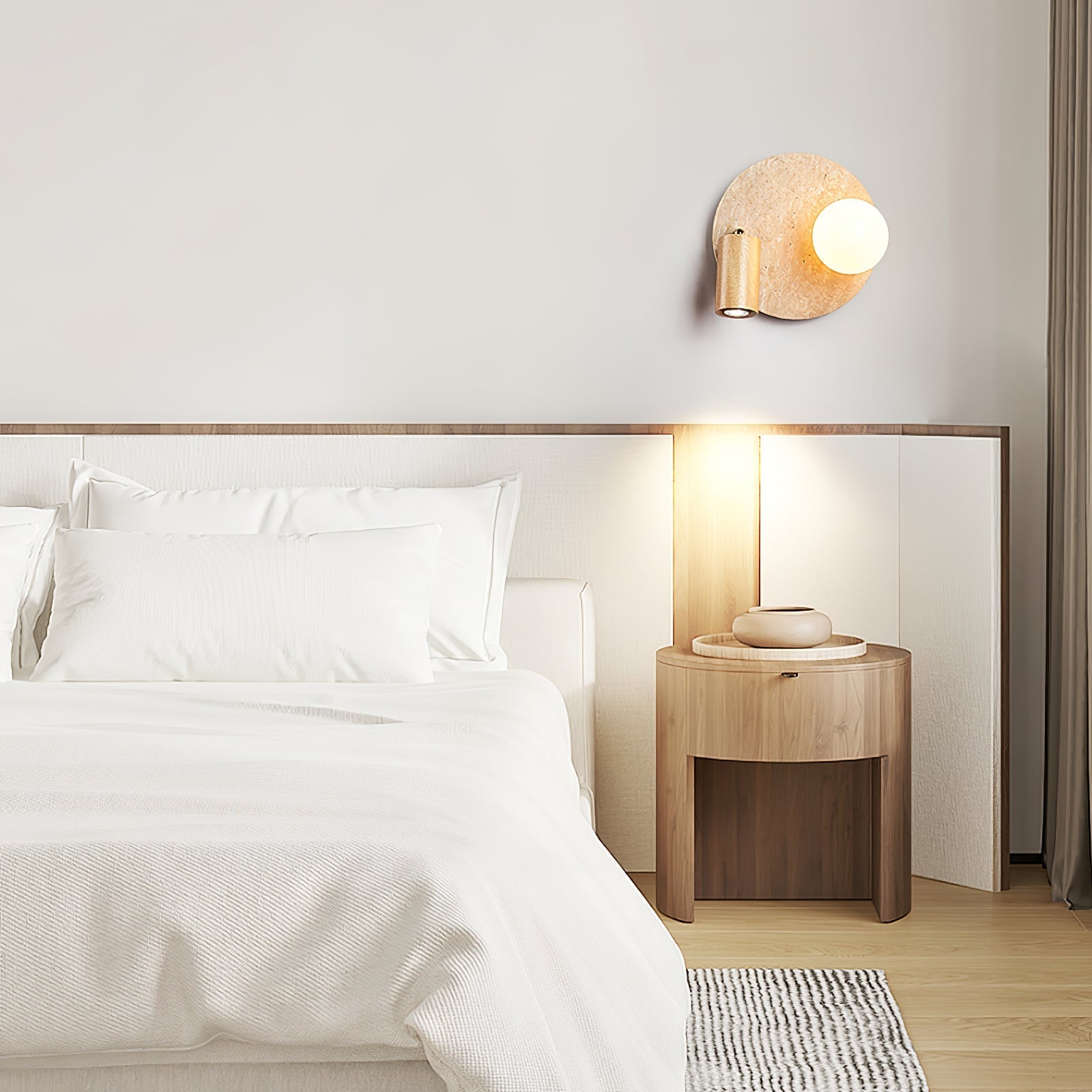 Lunara Duo Wall Light, Hardwired Wall Sconce, detail 4