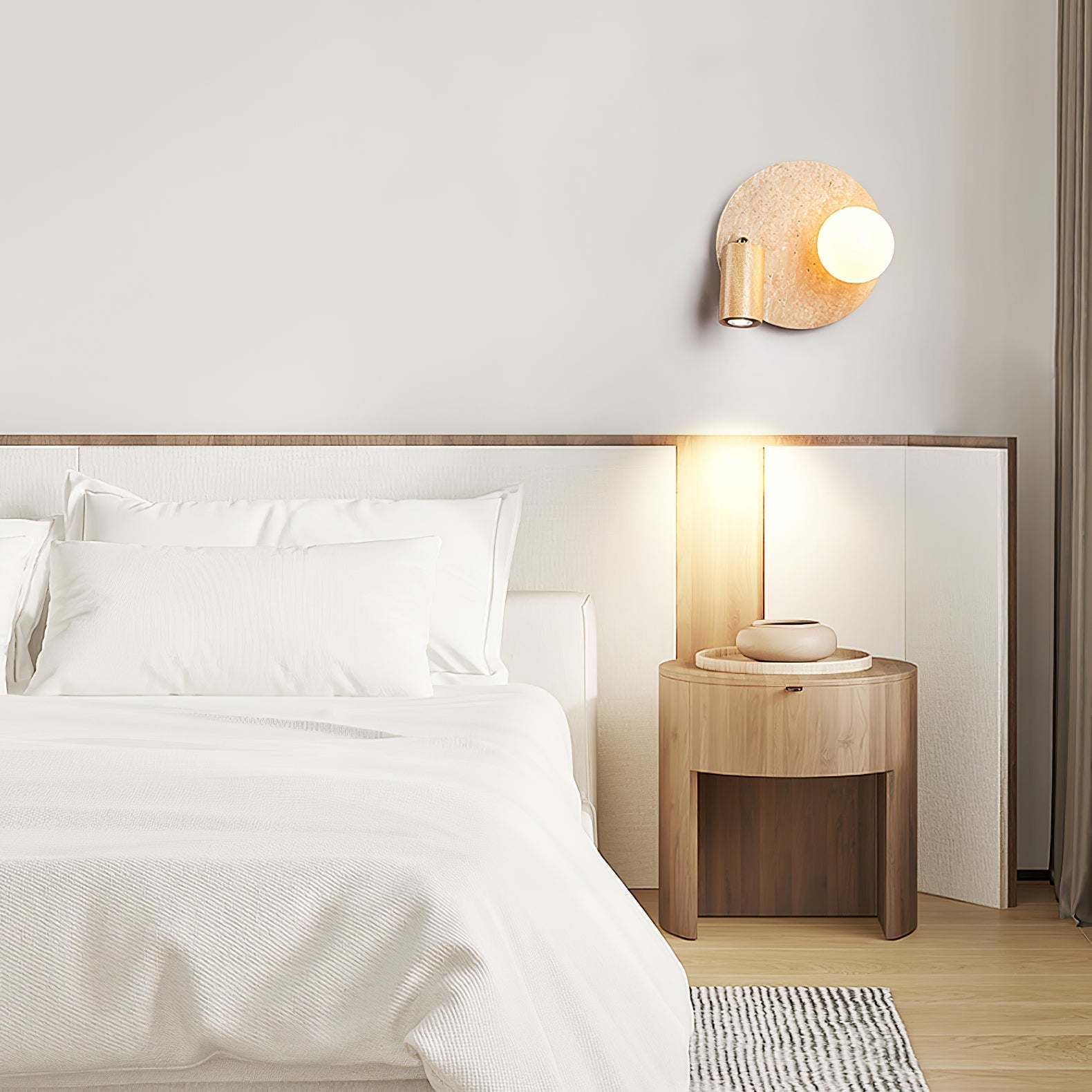 Lunara Duo Wall Light, Hardwired Wall Sconce, detail 7