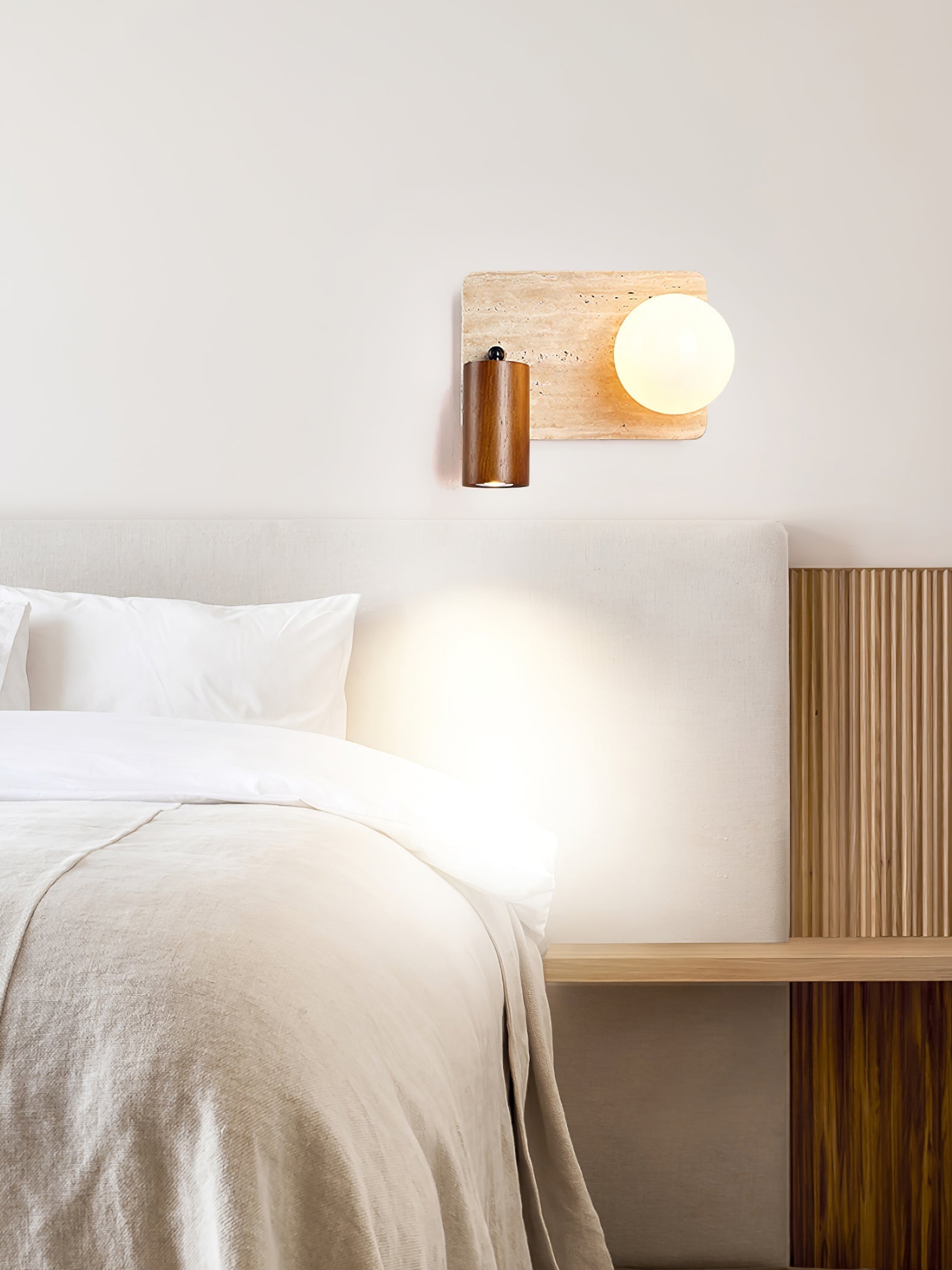Lunara Duo Wall Light, Hardwired Wall Sconce, detail 9