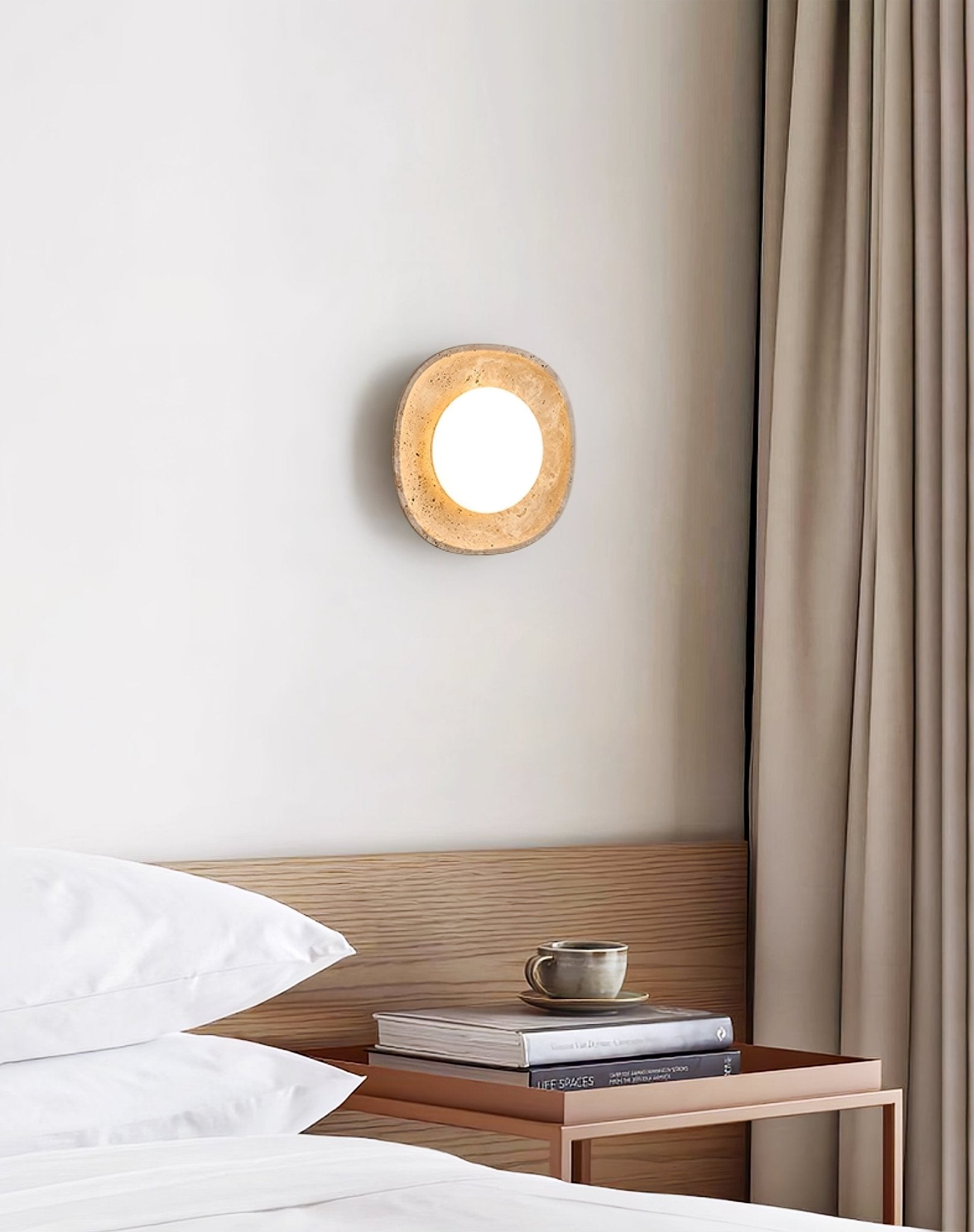 Lunara Fossil Wall Light, Hardwired Wall Sconce, detail 4