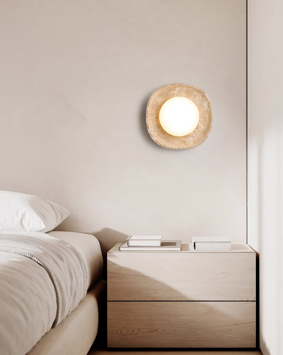 Lunara Fossil Wall Light, Hardwired Wall Sconce, detail 6
