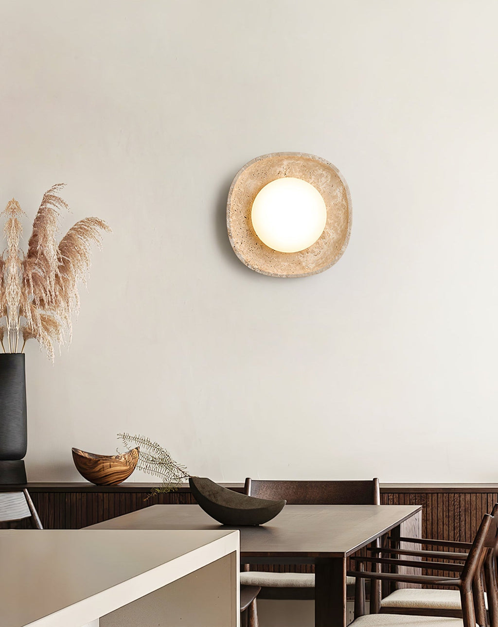 Lunara Fossil Wall Light, Hardwired Wall Sconce, detail 9