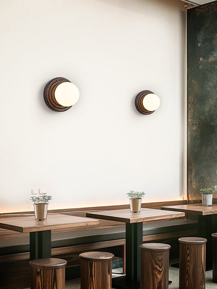 Lunara Travertine Wall Light, Hardwired Wall Sconce, detail 19