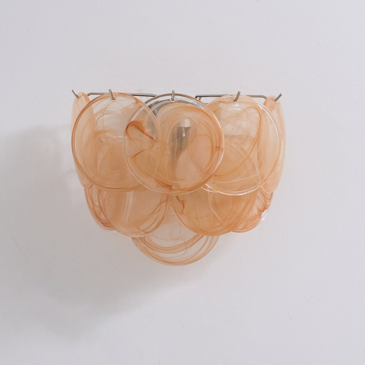 Lunaria Disc Murano Wall Light, Hardwired Wall Sconce, detail 19