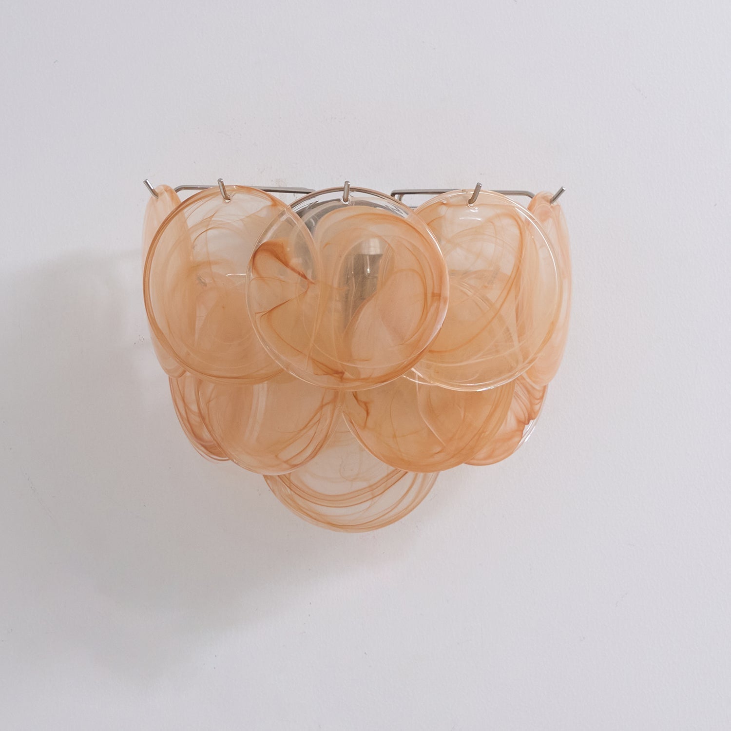 Lunaria Disc Murano Wall Light, Hardwired Wall Sconce, detail 19