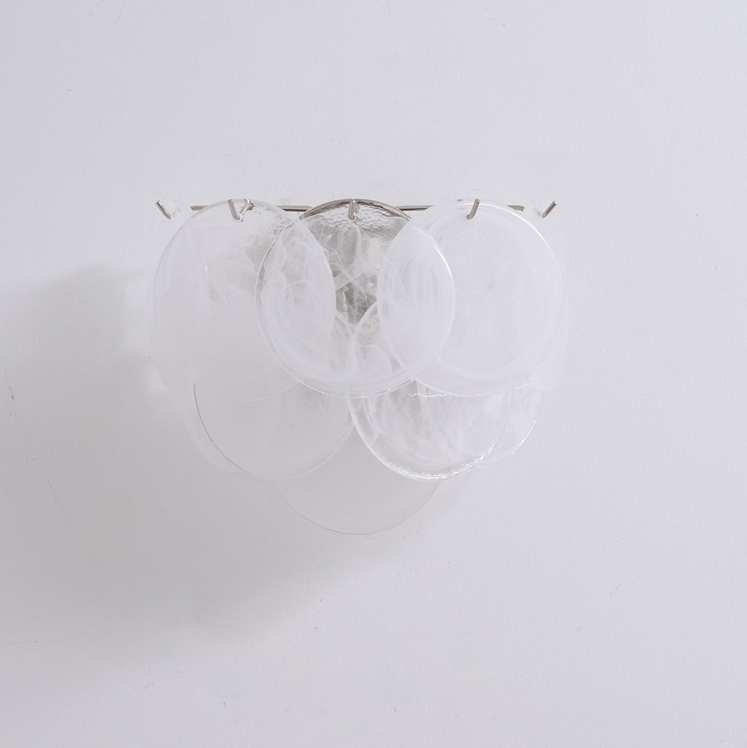 Lunaria Disc Murano Wall Light, Hardwired Wall Sconce, detail 13