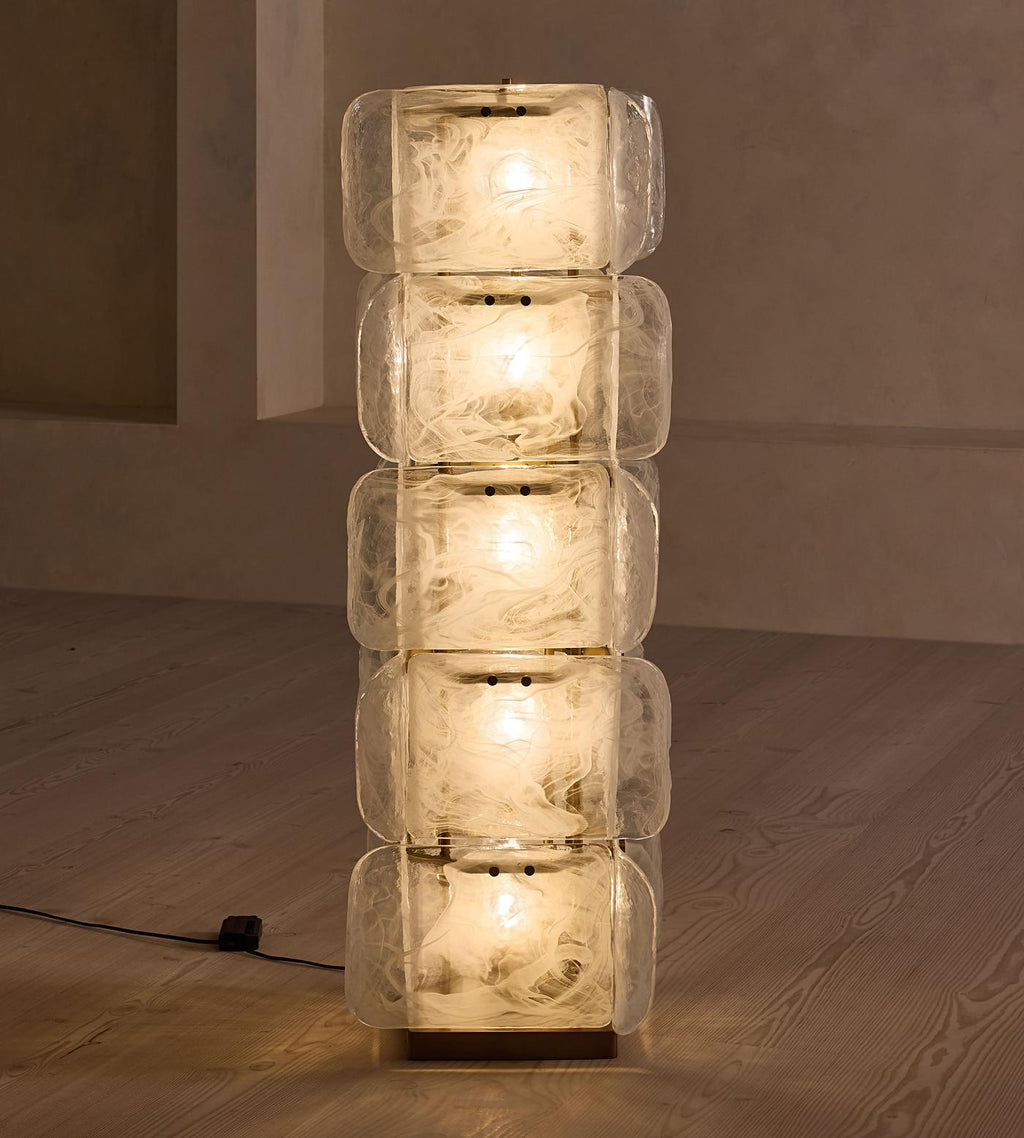 Lush Glass Tower Floor Light, Floor Lamp, detail 18