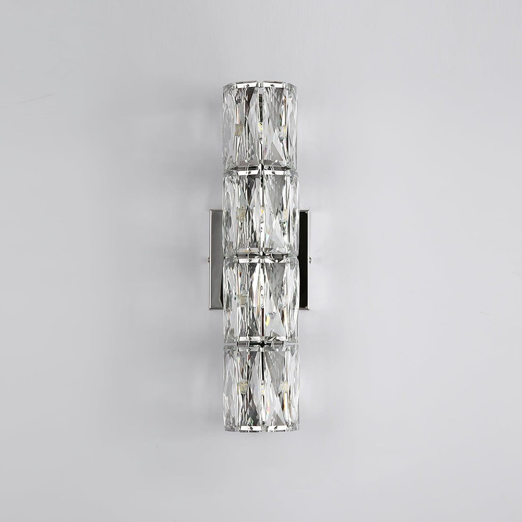Premium Crystal Column LED Wall Light, Bedroom Wall Sconce, detail 18