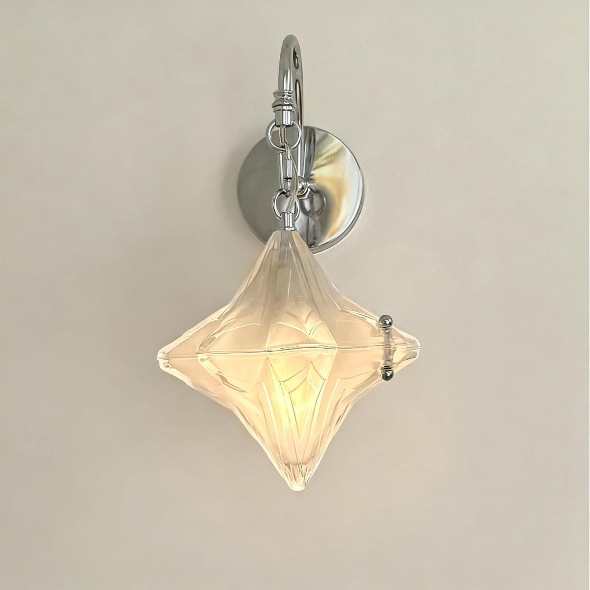 Lyra Star Wall Light, Hardwired Wall Sconce, detail 8