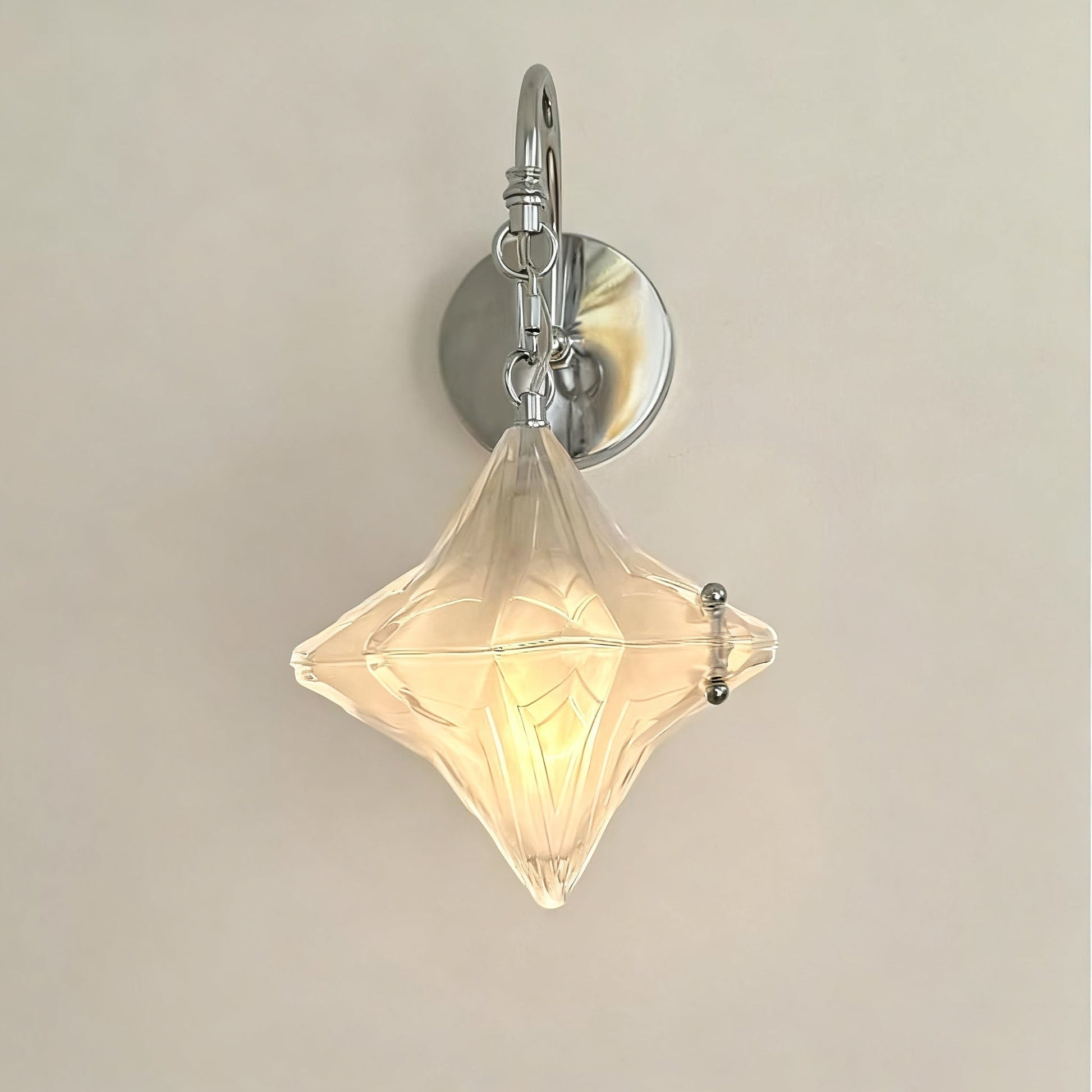 Lyra Star Wall Light, Hardwired Wall Sconce, detail 8
