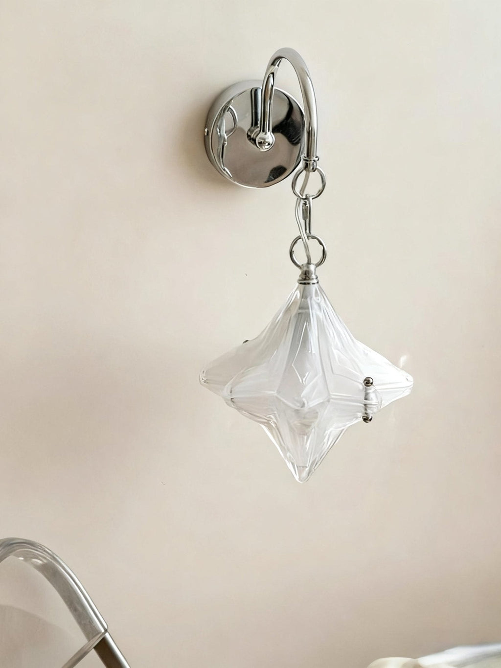 Lyra Star Wall Light, Hardwired Wall Sconce, detail 9