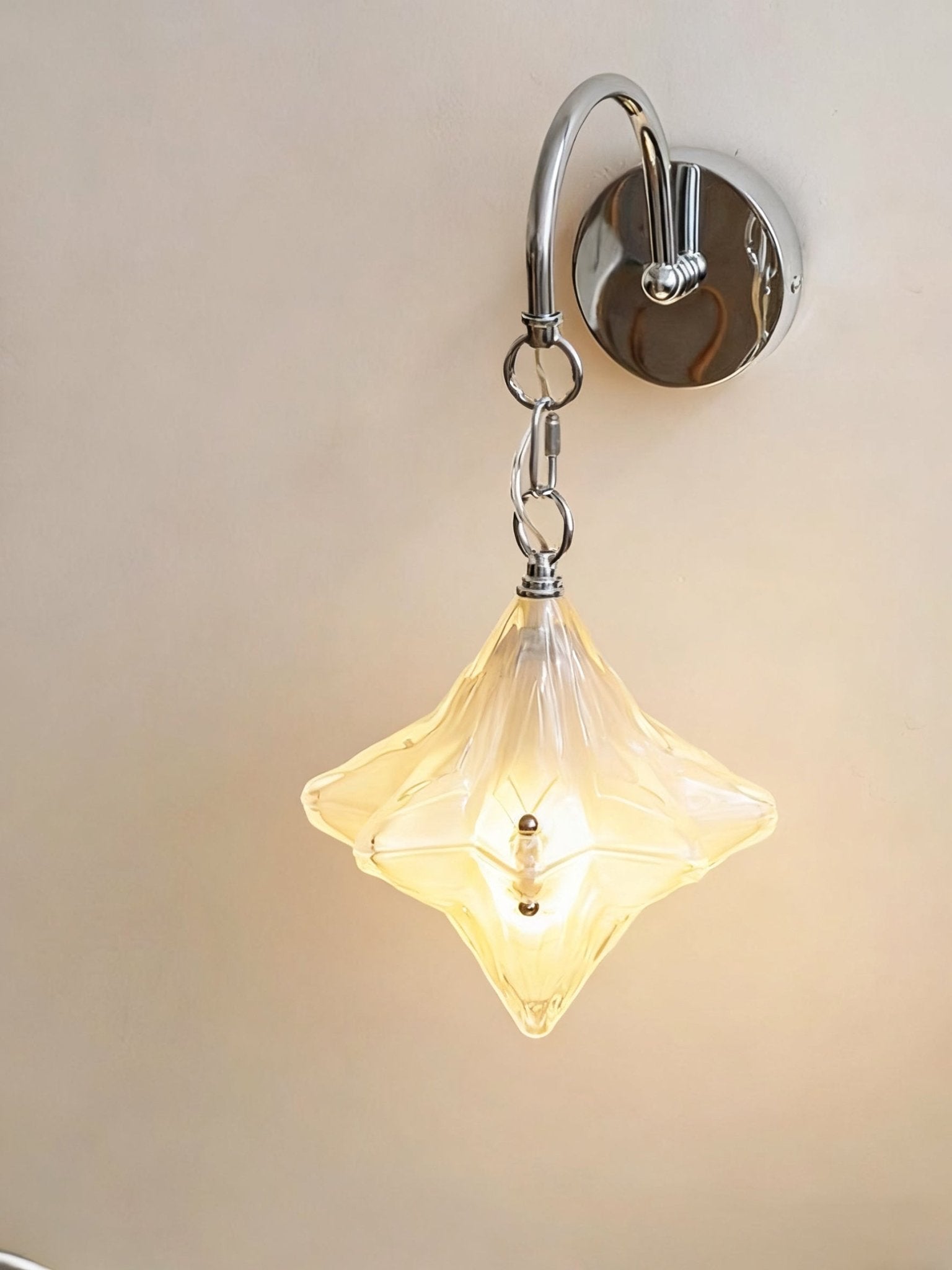 Lyra Star Wall Light, Hardwired Wall Sconce, detail 7