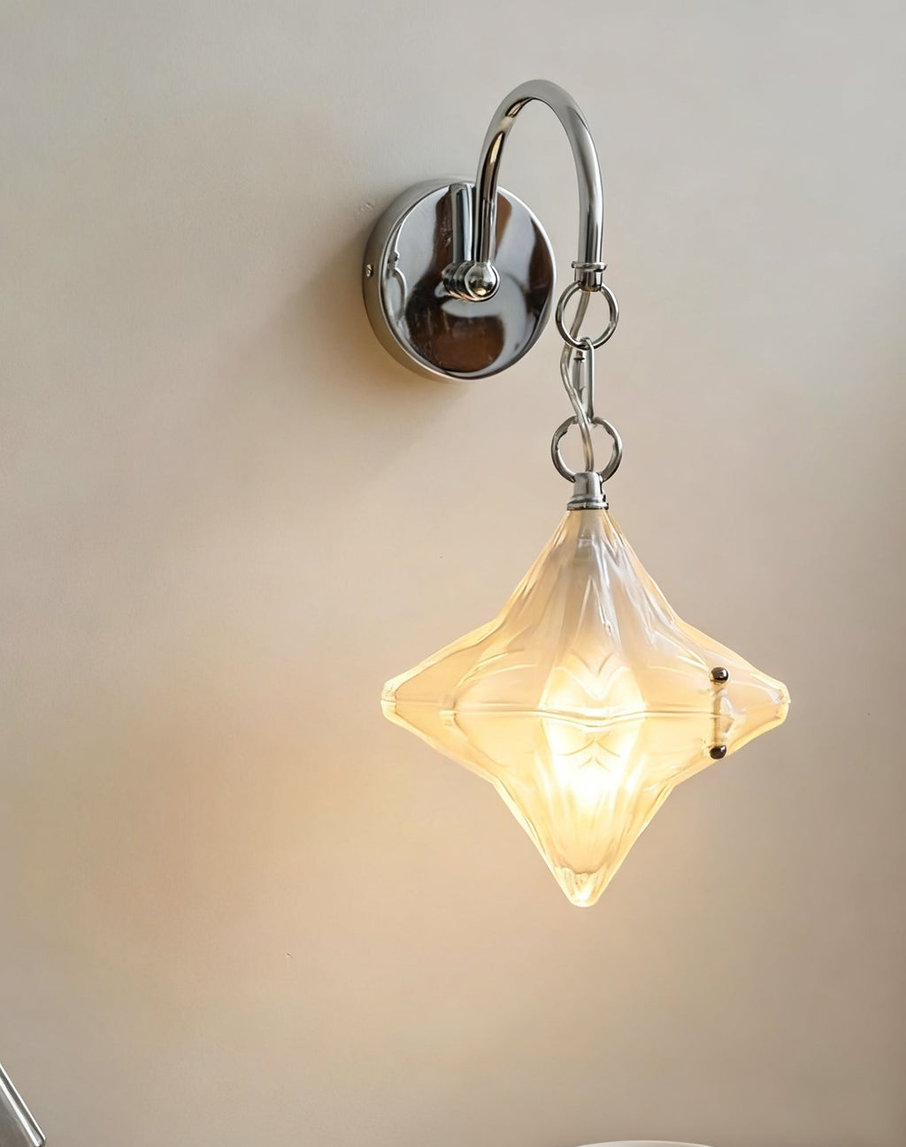 Lyra Star Wall Light, Hardwired Wall Sconce, detail 10