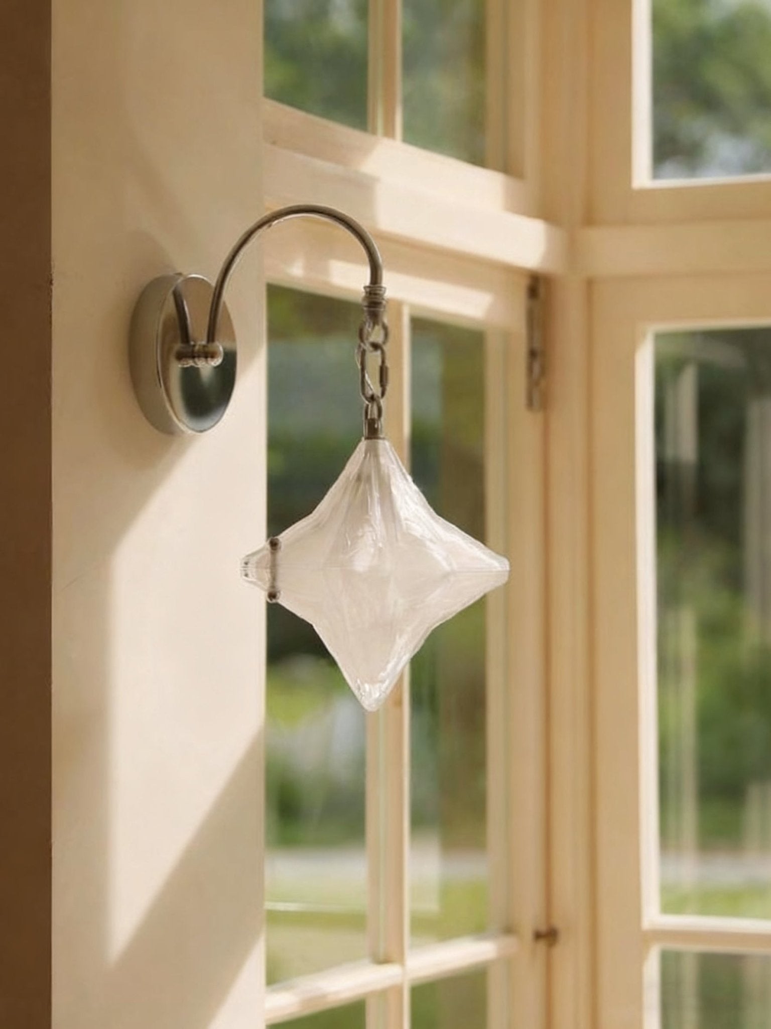 Lyra Star Wall Light, Hardwired Wall Sconce, detail 11