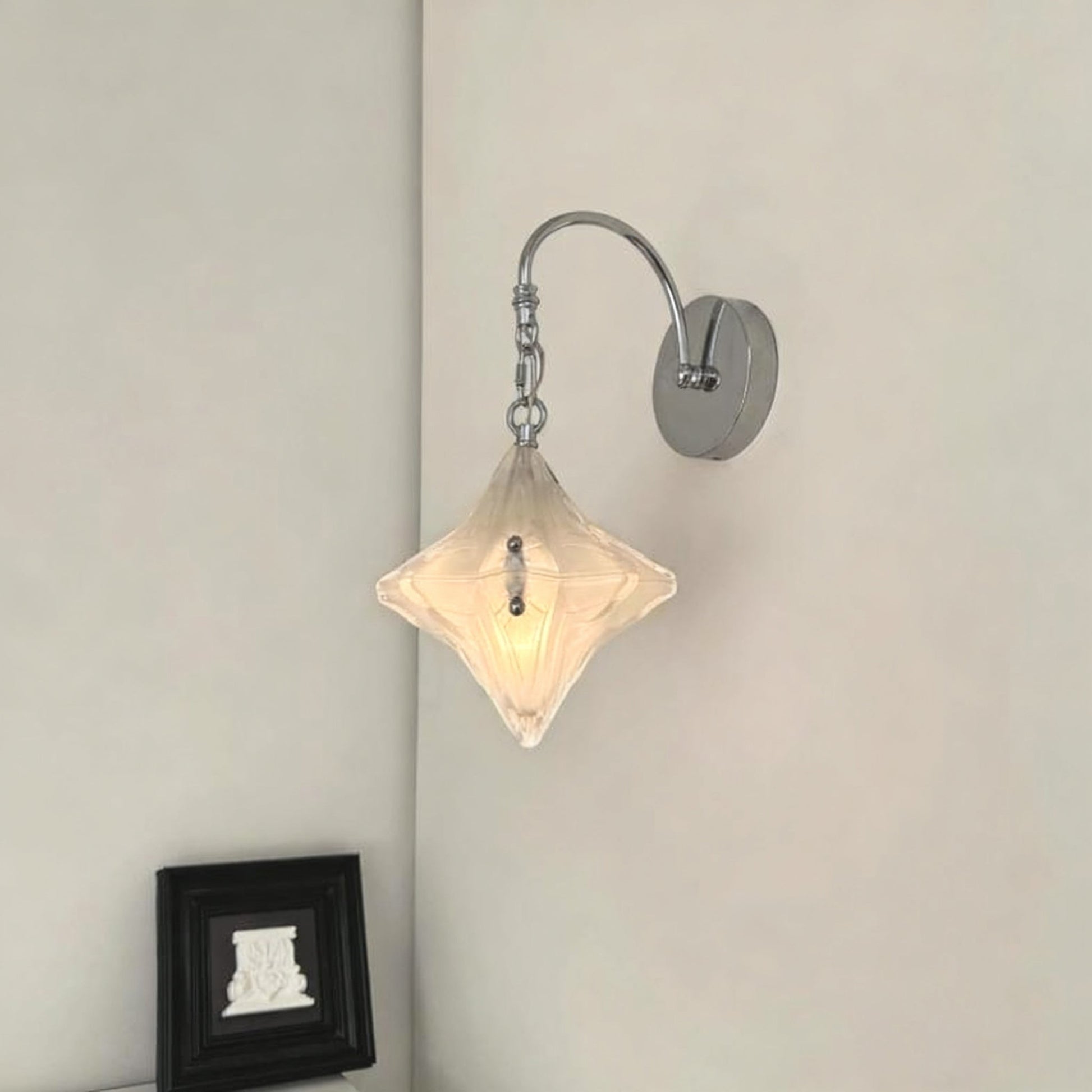 Lyra Star Wall Light, Hardwired Wall Sconce, detail 12