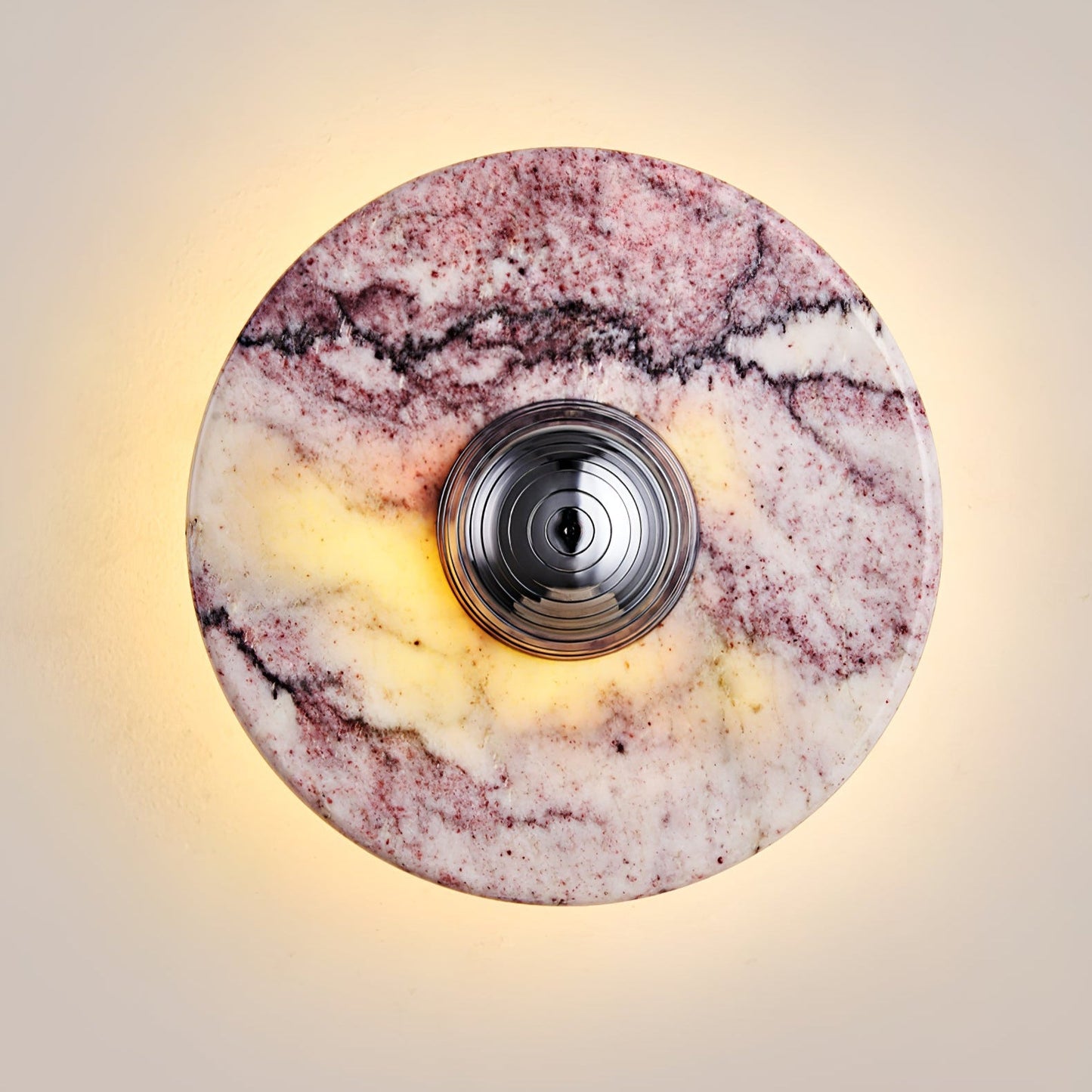 Lysandra Wall Light, Hardwired Wall Sconce, Marble, Dia 20cm x H 20cm