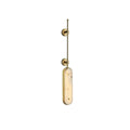 Lysandra Alabaster Wall Light, Hardwired Wall Sconce, Metal, Dia 10cm x H 90cm