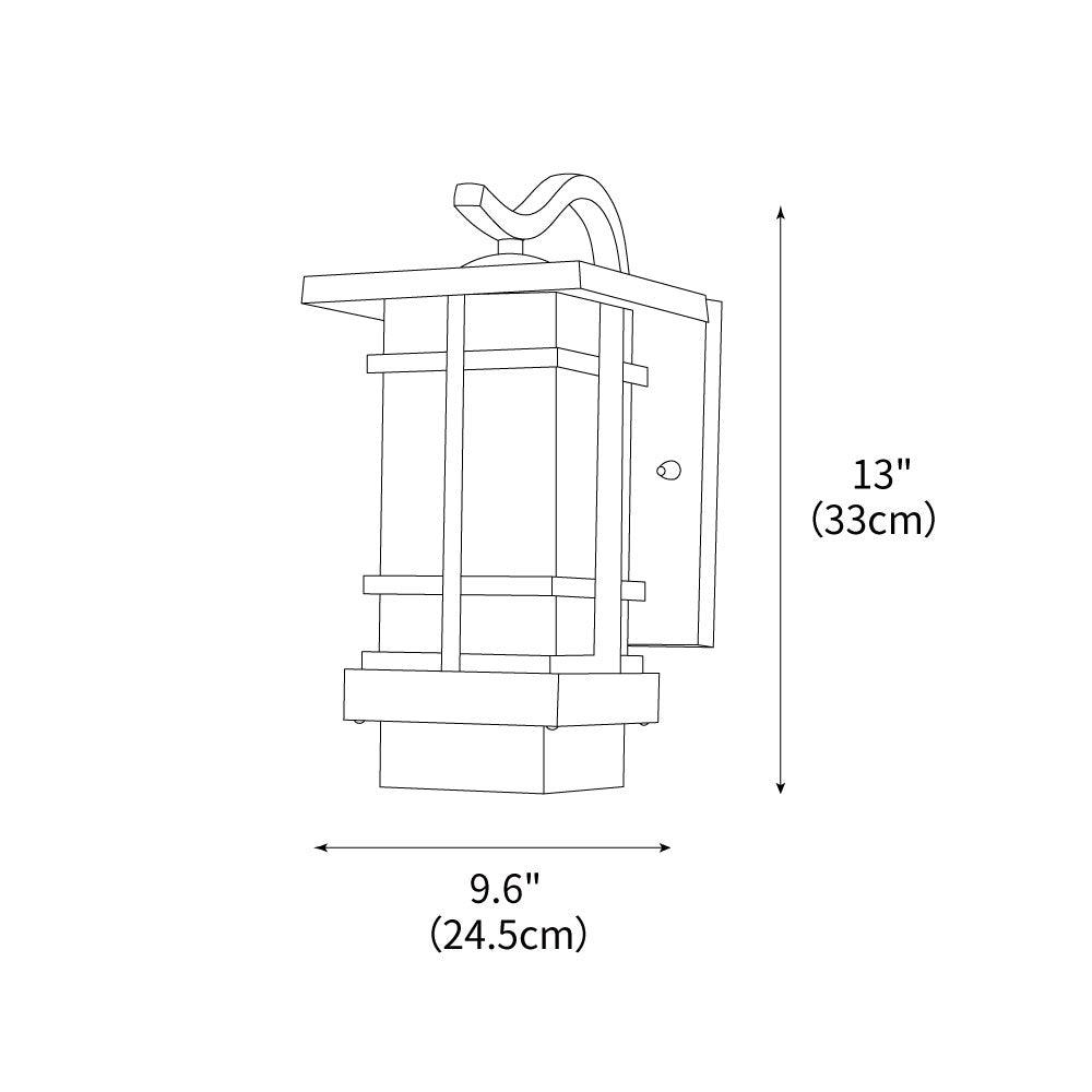 Madison Exterior Wall Light, Outdoor Wall Light, detail 3