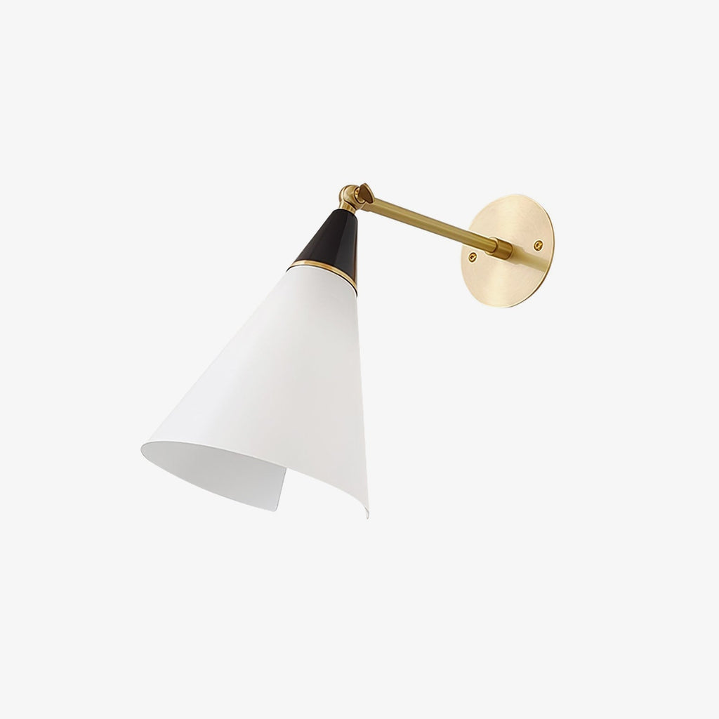 Petite Magari Wall Light, Hardwired Wall Sconce, Metal, L 14.2″ x H 11.4″