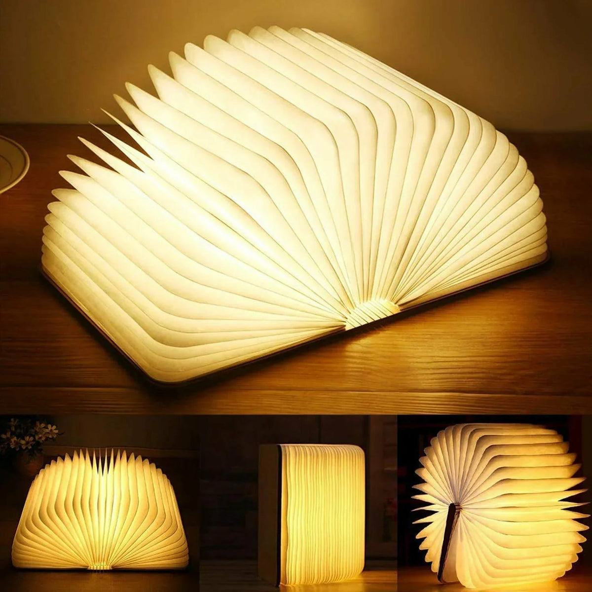 Magic Book Table Light 8.7", Bedside Table Lamp, detail 9