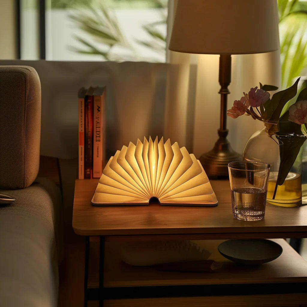 Magic Book Table Light 8.7", Bedside Table Lamp, detail 2