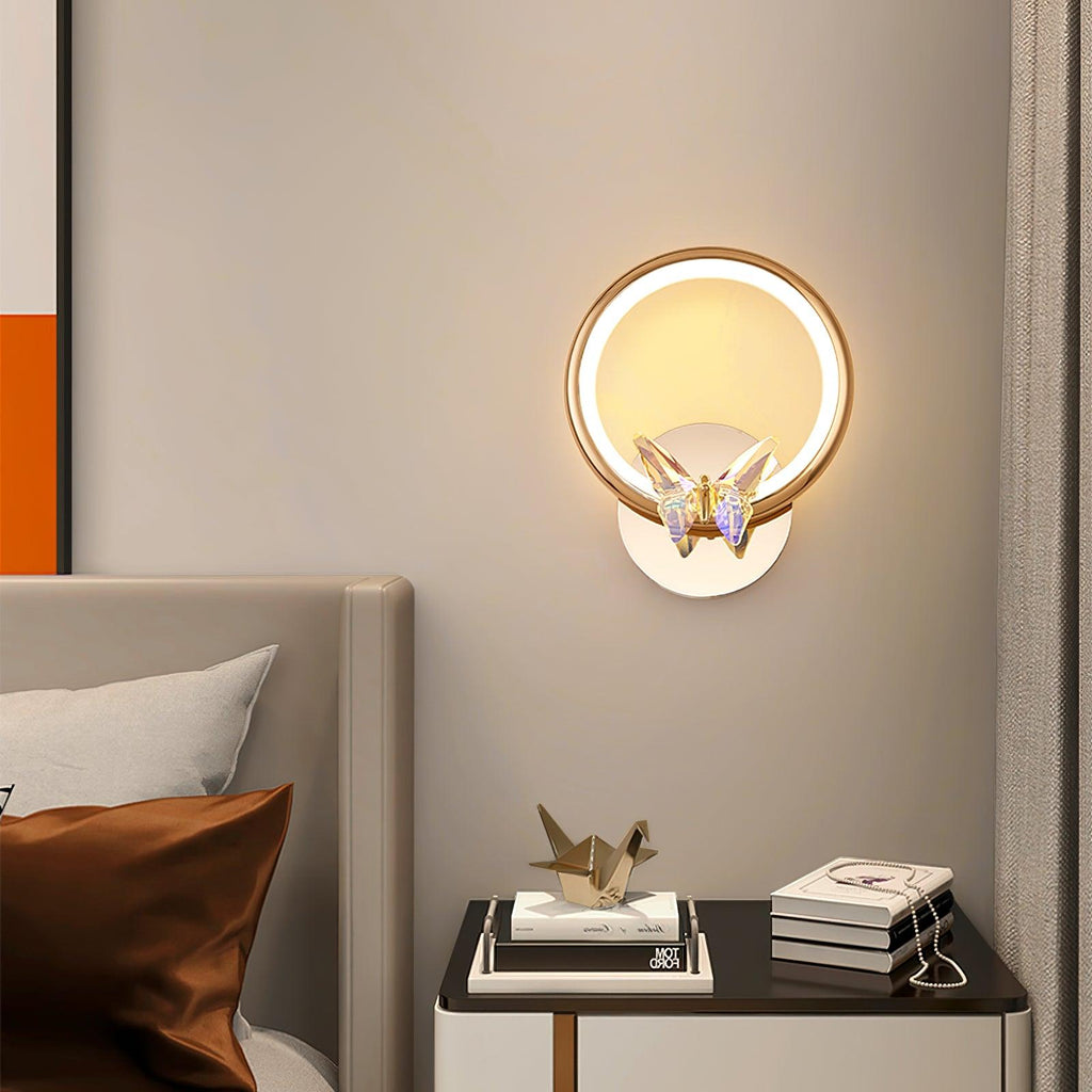 Magic Butterfly Wall Light, Hardwired Wall Sconce, detail 3