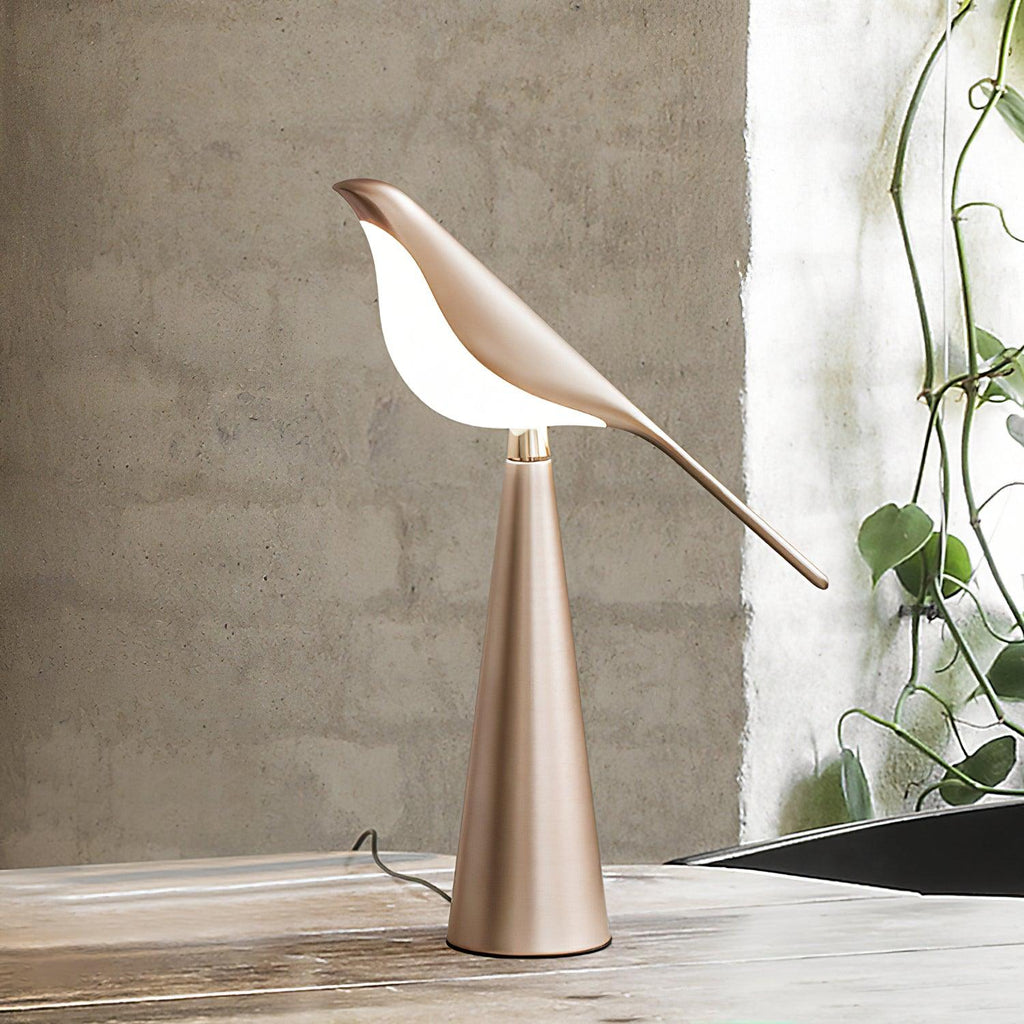 Magpie Art Table Light, Bedside Table Lamp, detail 2