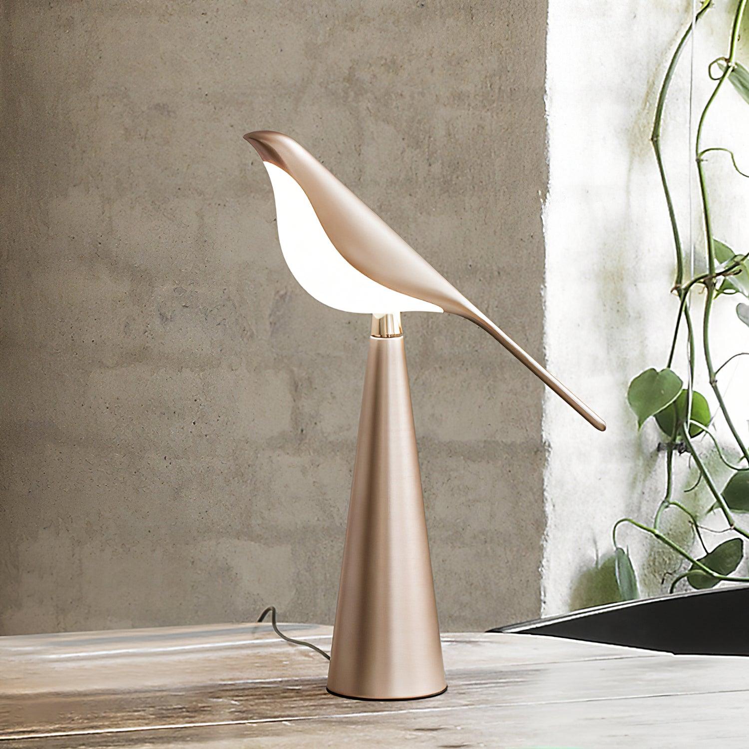 Magpie Art Table Light, Bedside Table Lamp, detail 2