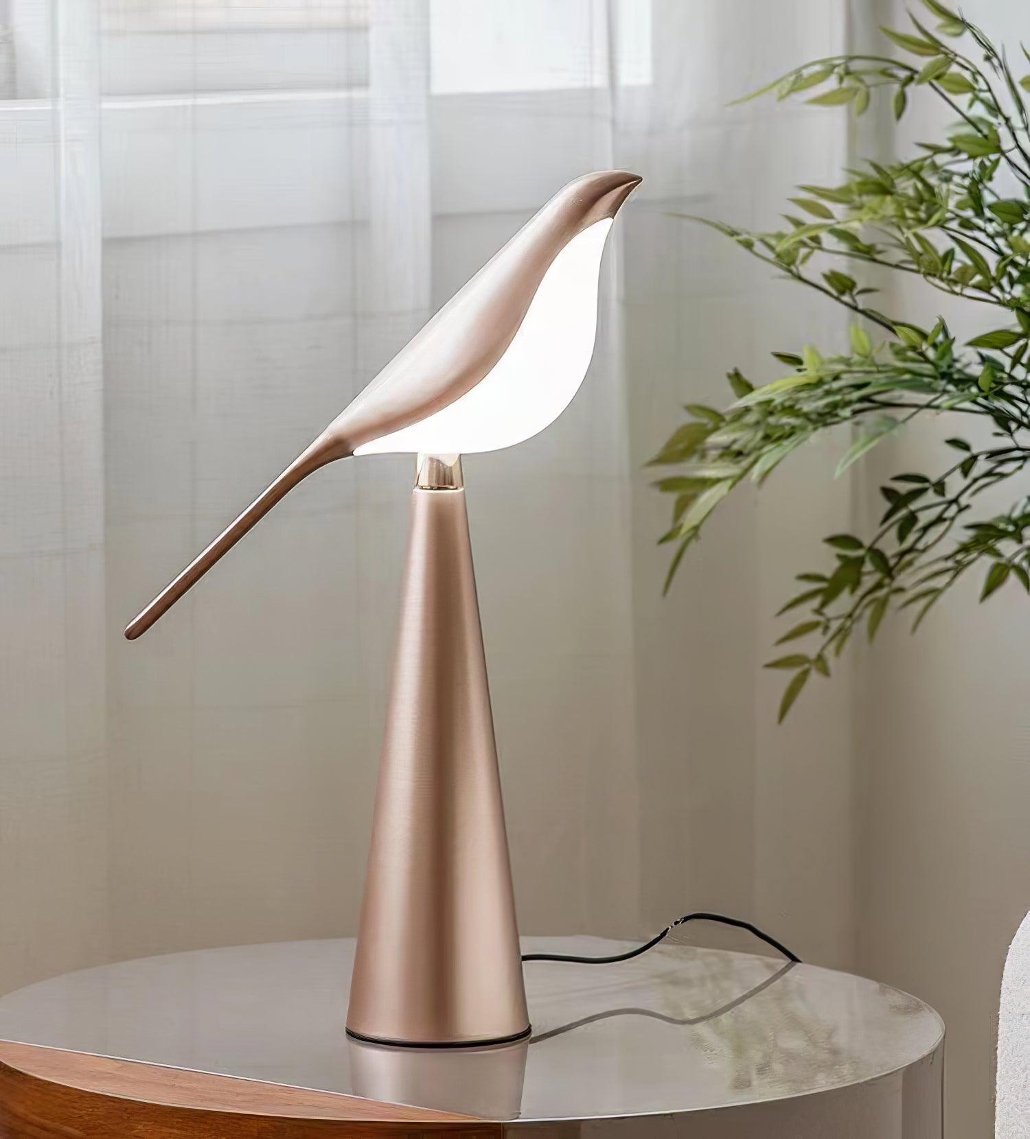 Magpie Art Table Light, Bedside Table Lamp, detail 7
