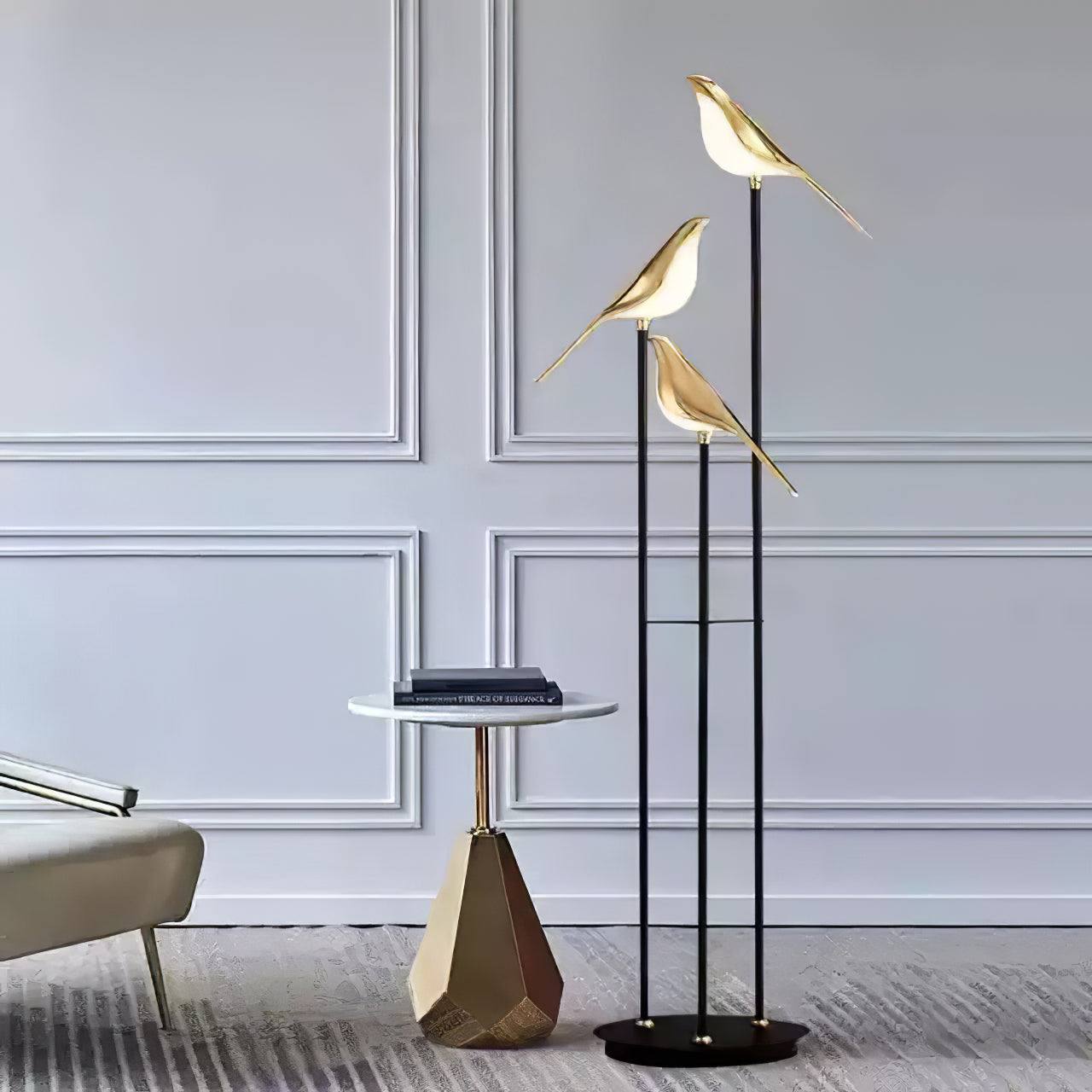 Magpie Perch Floor Light, Floor Lamp, detail 2