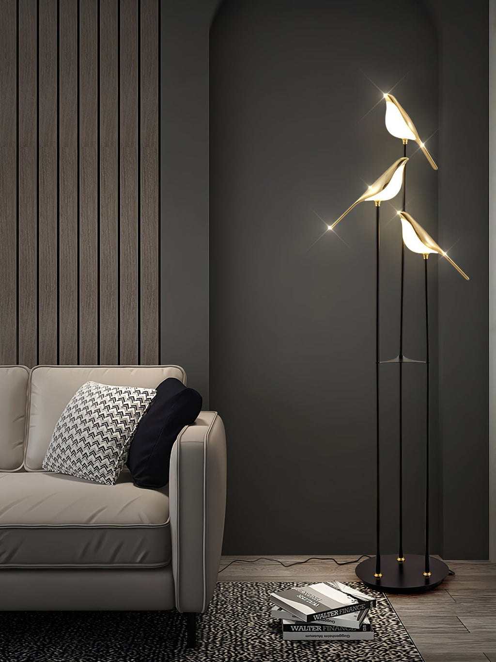 Magpie Perch Floor Light, Floor Lamp, detail 9